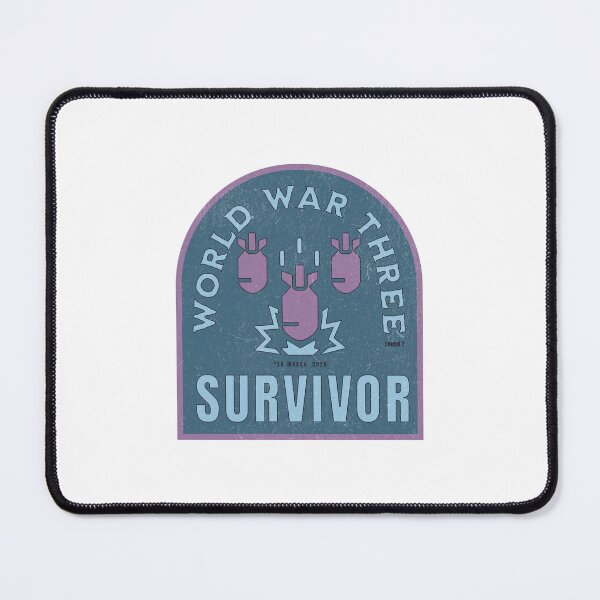 Item preview, World War Three Survivor Retro Bomb Graphic Shirt for The People of Iran designed and sold by RealLifeMerchies.
