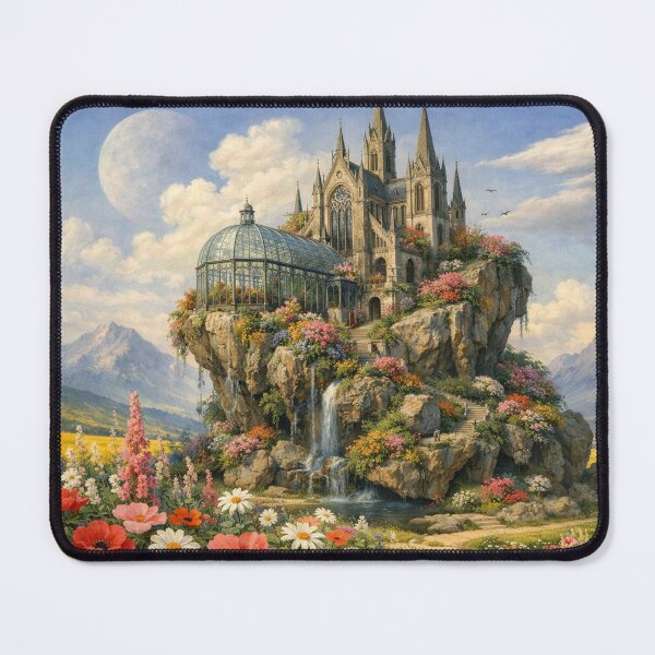 Item preview, Fairytale castle landscape designed and sold by Sigtrix.