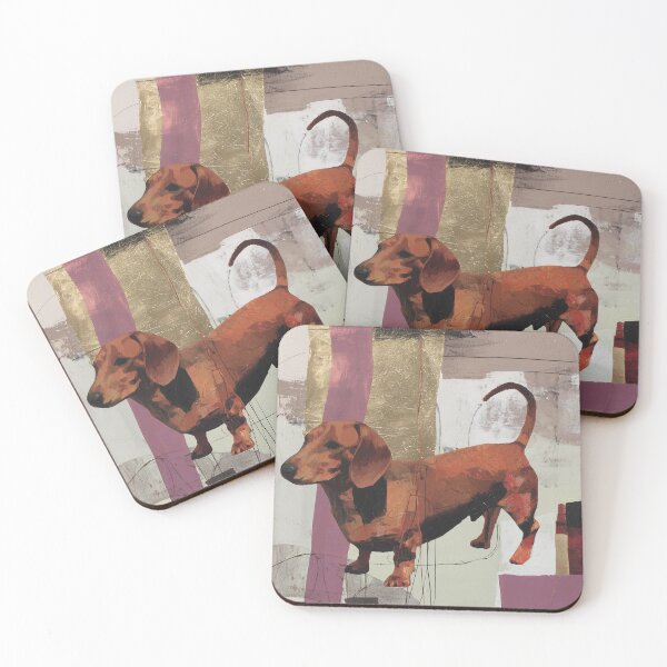 Item preview, Abstract Dachshund Composition designed and sold by lautir.