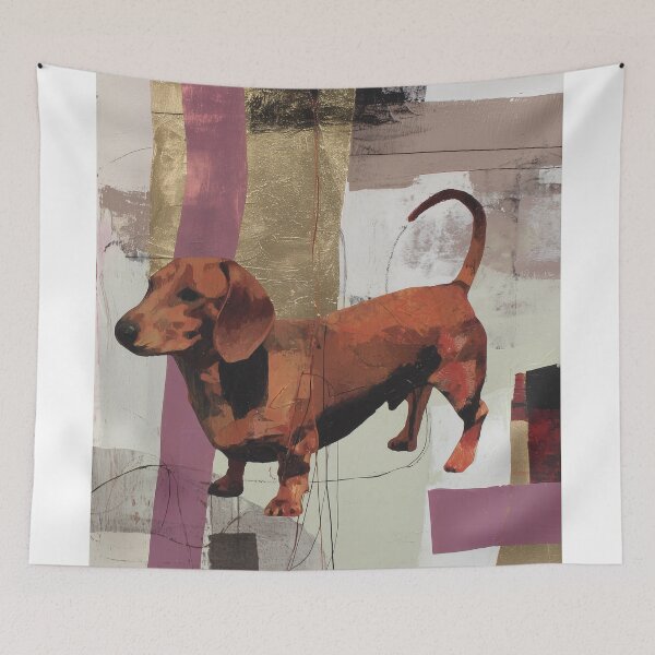 Item preview, Abstract Dachshund Composition designed and sold by lautir.
