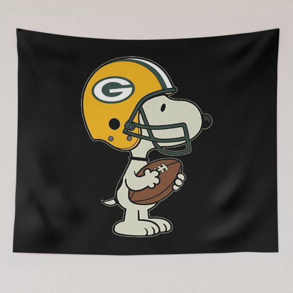 Item preview, Snoopy Green Bay Packers Game Day Inspired M11448 designed and sold by joy seeker.