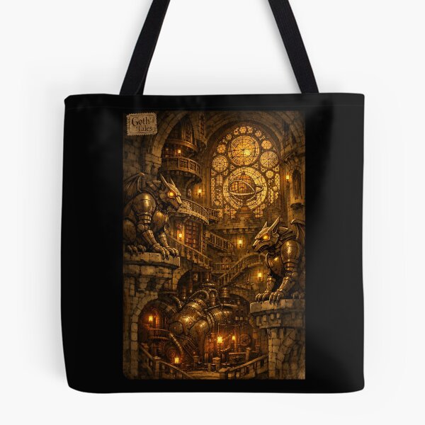 Item preview, The Clockwork Conservatory - Dark Fantasy Gothic Castle designed and sold by bapupa.