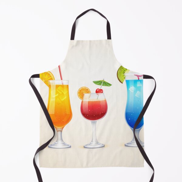 Item preview, Colorful Tropical Cocktail Trio Illustration | Summer Drinks Art Print designed and sold by ArtoryNest.