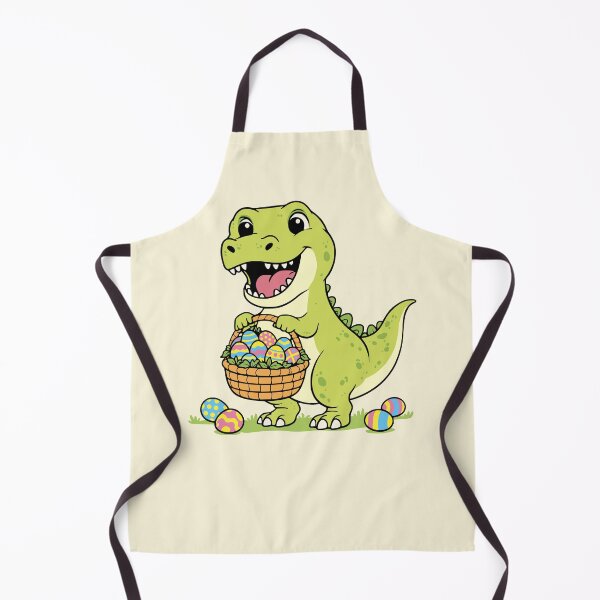 Item preview, Cute T-Rex Dinosaur Easter Egg Basket designed and sold by Imaginationbeyond.