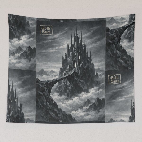 Item preview, The Obsidian Needle - Dark Fantasy Gothic Castle designed and sold by bapupa.