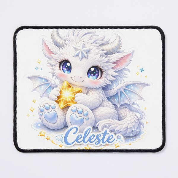 Item preview, Celeste – Guardian White  Baby Dragon designed and sold by ルミナ・ユニバース・ワールド.