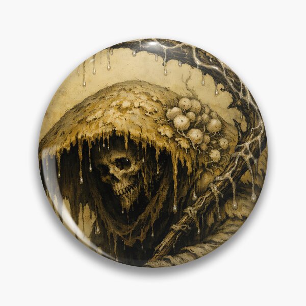 Item preview, The Mycelial Harvester - Dark Fantasy Grim Reaper designed and sold by bapupa.