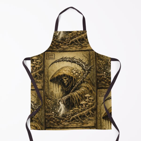 Item preview, The Mycelial Harvester - Dark Fantasy Grim Reaper designed and sold by bapupa.