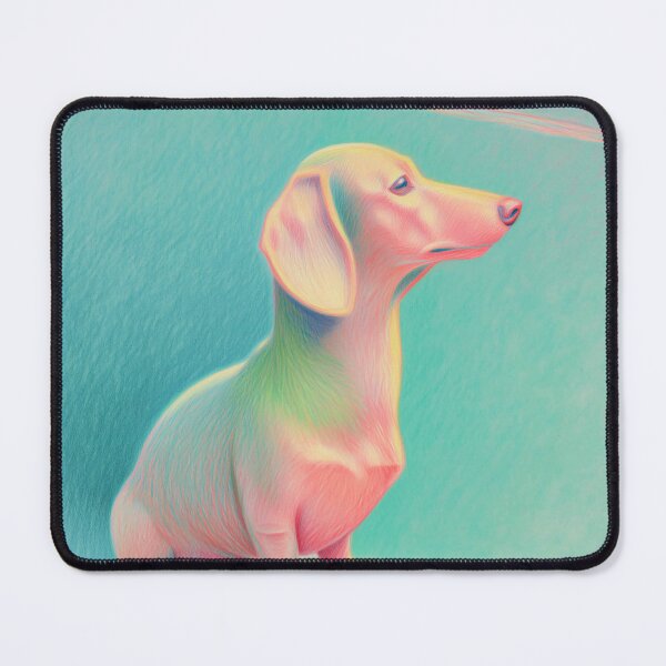 Item preview, Colorful Dachshund in Pastel Shades designed and sold by lautir.
