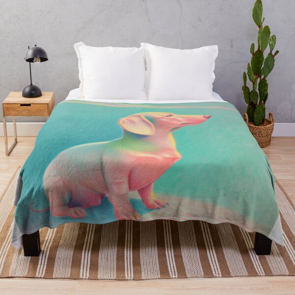 Item preview, Colorful Dachshund in Pastel Shades designed and sold by lautir.