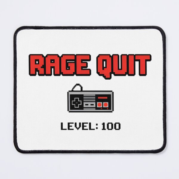 Item preview, Rage quit level 100 funny gamer controller designed and sold by AlanyaArtX.