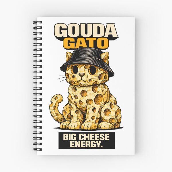 Item preview, Gouda Gato Cat Cheese Pun Vintage Streetwear Aesthetic - Big Cheese Energy Retro Illustration - Funny Kitty Foodie Gift for Cat Moms and Dads - Gouda Gato Bucket Hat Cat Graphic designed and sold by Vivaan Studio.