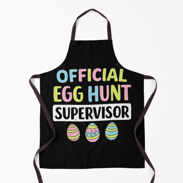 Item preview, Official Egg Hunt Supervisor Retro Funny Easter designed and sold by Imaginationbeyond.
