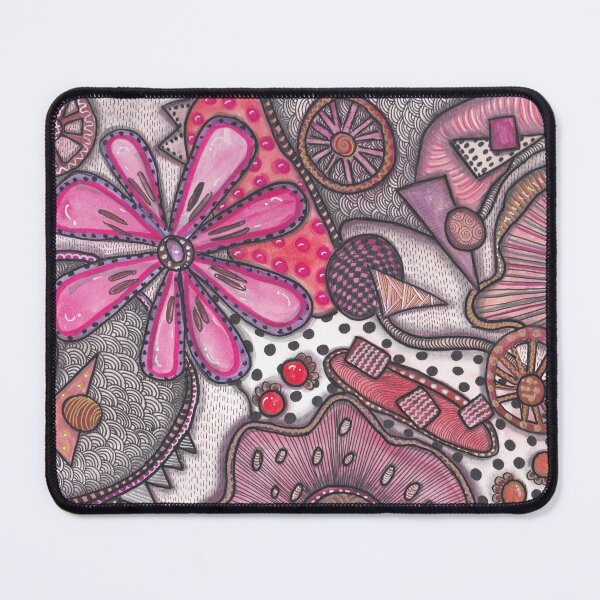 Item preview, Blooming Geometry - Hand-Drawn Floral Zentangle Patterns designed and sold by ColorWander.