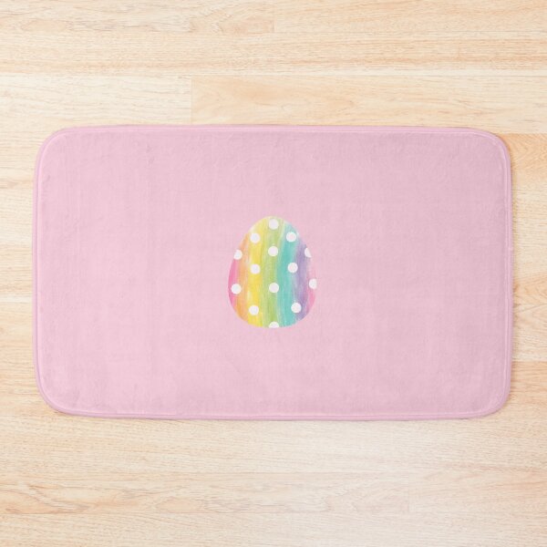 Item preview, Rainbow Easter Egg – Vertical Stripes with White Dots Watercolor designed and sold by EmeraldeaArt.