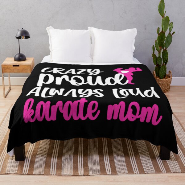 Item preview, Crazy Proud Always Loud Karate Mom Funny Proud Parent Design designed and sold by zamiokaline.