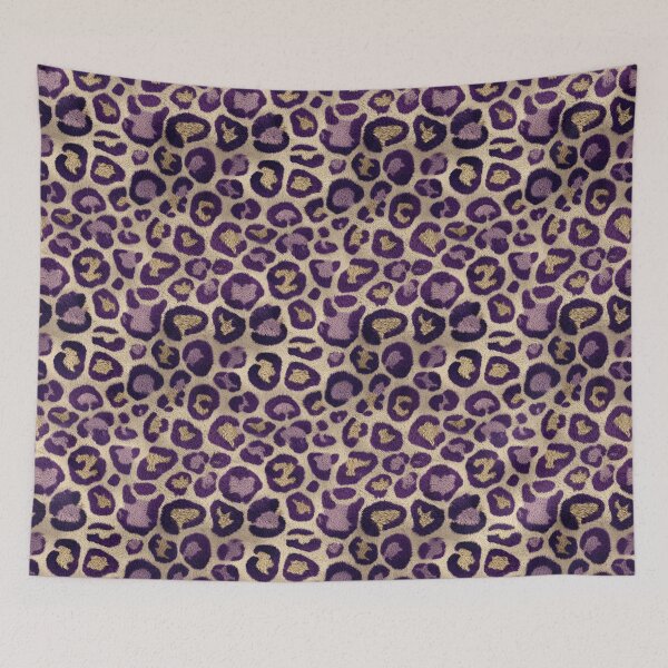 Item preview, Artistic Leopard Textile - Animal Print Pattern  - One Year Anniversary Gifts designed and sold by RoyalStarsPatts.
