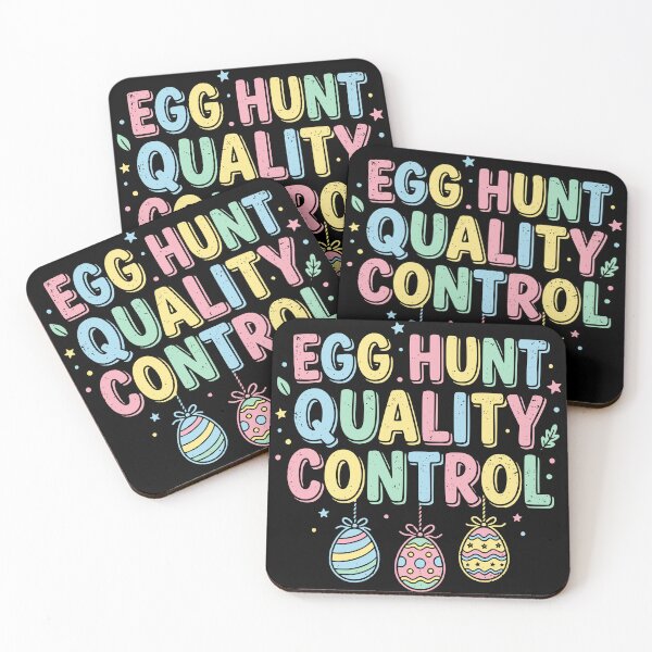 Item preview, Funny Egg Hunt Quality Control Retro Easter designed and sold by Imaginationbeyond.