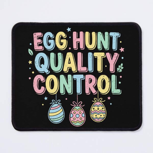 Item preview, Funny Egg Hunt Quality Control Retro Easter designed and sold by Imaginationbeyond.