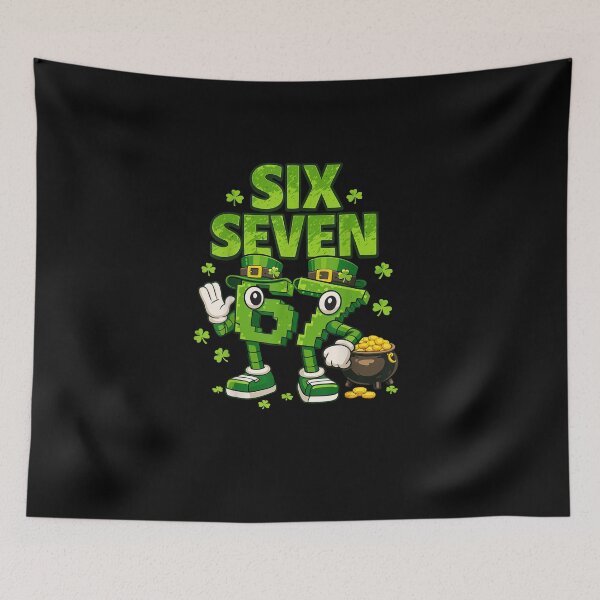 Item preview, Kids Meme 6-7 Shamrock Six Seven 6 7 St Patricks Day 67 designed and sold by Juansustait.