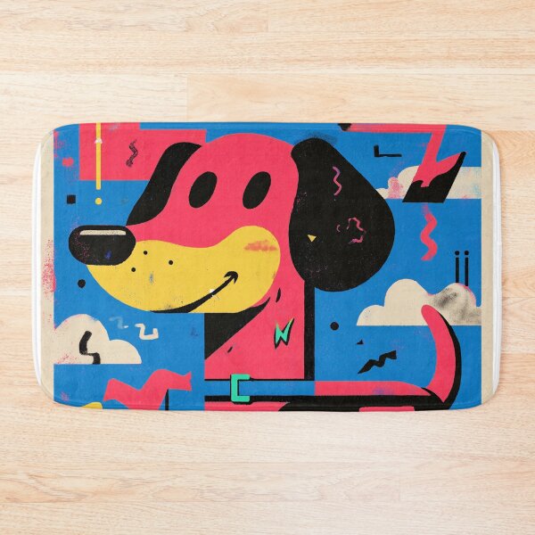 Item preview, Colorful Geometric Dachshund Design designed and sold by lautir.