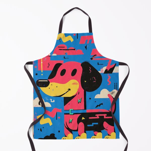 Item preview, Colorful Geometric Dachshund Design designed and sold by lautir.