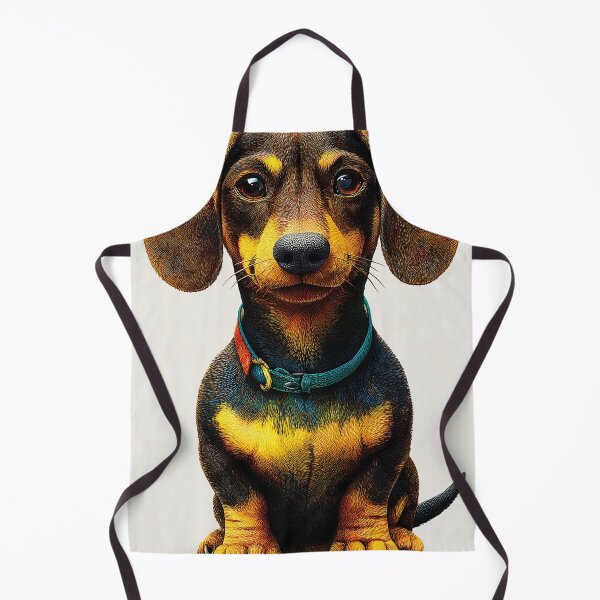 Item preview, Vibrant Dachshund with Colorful Collar designed and sold by lautir.