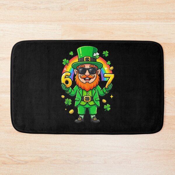 Item preview, 67 Six Seven 6 7 Funny Leprechaun St Patricks Day Boys Kids designed and sold by Juansustait.