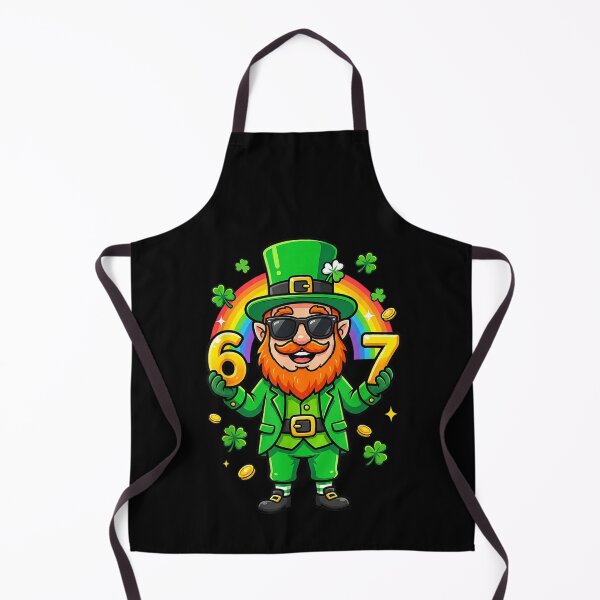 Item preview, 67 Six Seven 6 7 Funny Leprechaun St Patricks Day Boys Kids designed and sold by Juansustait.