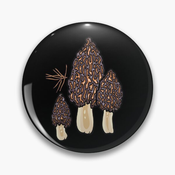 Item preview, Morel Mushroom Pattern (Morchella) designed and sold by smalldrawing.
