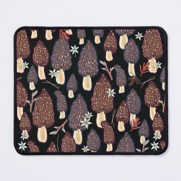 Item preview, Morel Mushroom Pattern (Morchella) designed and sold by smalldrawing.