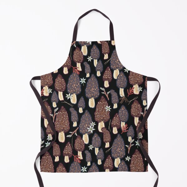 Item preview, Morel Mushroom Pattern (Morchella) designed and sold by smalldrawing.