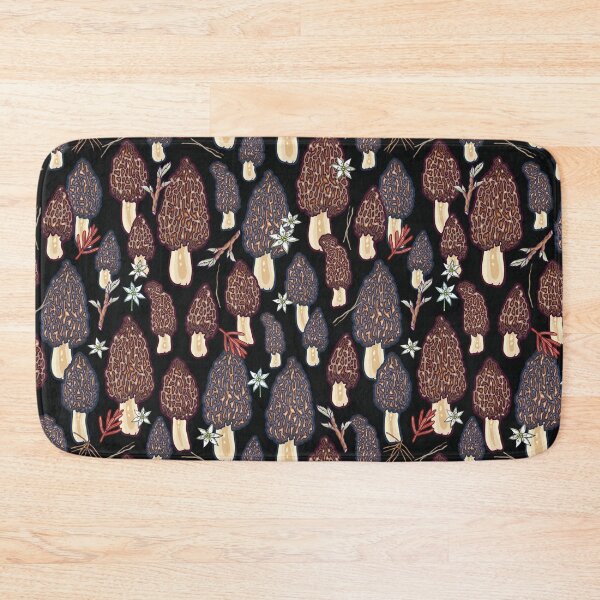 Item preview, Morel Mushroom Pattern (Morchella) designed and sold by smalldrawing.