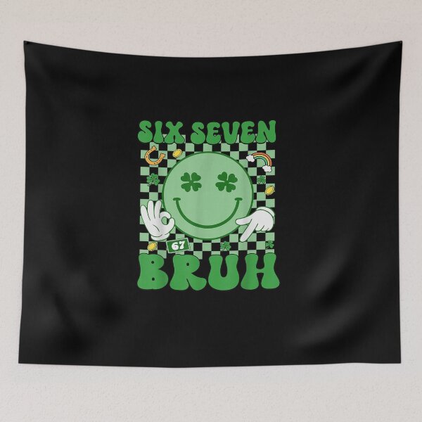 Item preview, 67 Meme Six Seven 6 7 Bruh St Patricks Day Boys Girls Kids designed and sold by Juansustait.