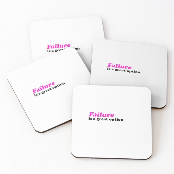 Item preview, Failure is a great option funny text designed and sold by AcornDesign.