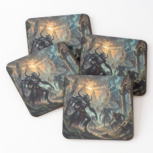 Item preview, Dark Fantasy Warriors in 4D – Vallejo Inspired Gothic Battle Art designed and sold by FotoworldEdel.