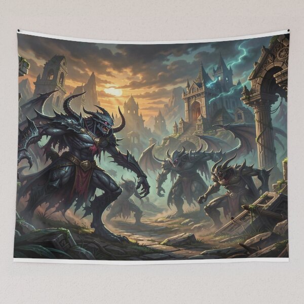 Item preview, Dark Fantasy Warriors in 4D – Vallejo Inspired Gothic Battle Art designed and sold by FotoworldEdel.