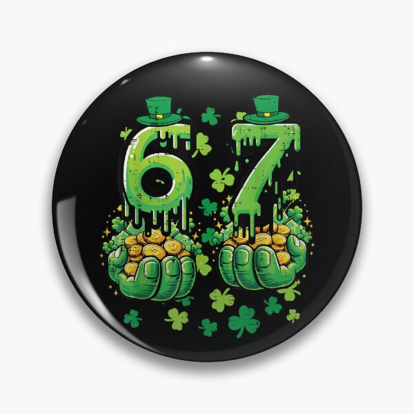 Item preview, 6 7 St Patricks Day 67 Six Seven Meme Teacher Boy Kids Youth  designed and sold by Juansustait.