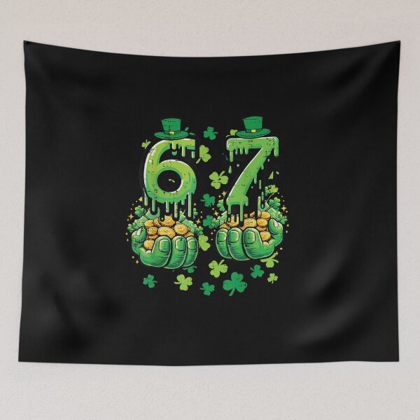 Item preview, 6 7 St Patricks Day 67 Six Seven Meme Teacher Boy Kids Youth  designed and sold by Juansustait.