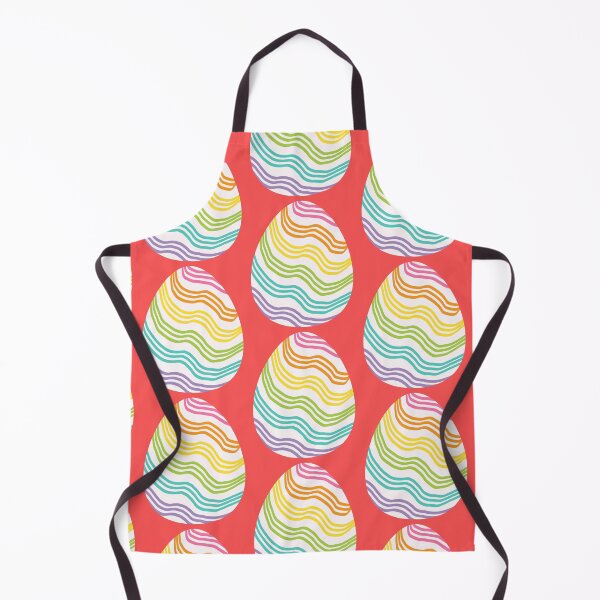 Item preview, Playful Rainbow Easter Egg – Wavy Skewed Marker Lines designed and sold by EmeraldeaArt.