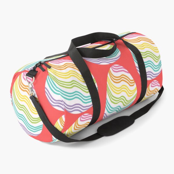 Item preview, Playful Rainbow Easter Egg – Wavy Skewed Marker Lines designed and sold by EmeraldeaArt.