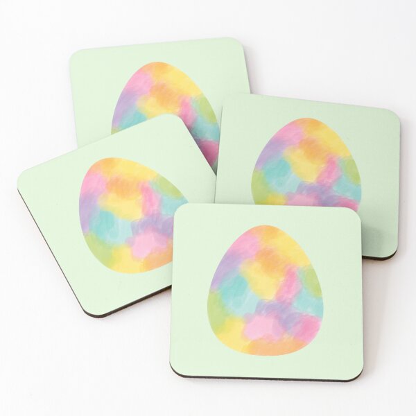 Item preview, Pastel Watercolor Easter Egg – Colorful Blobs designed and sold by EmeraldeaArt.