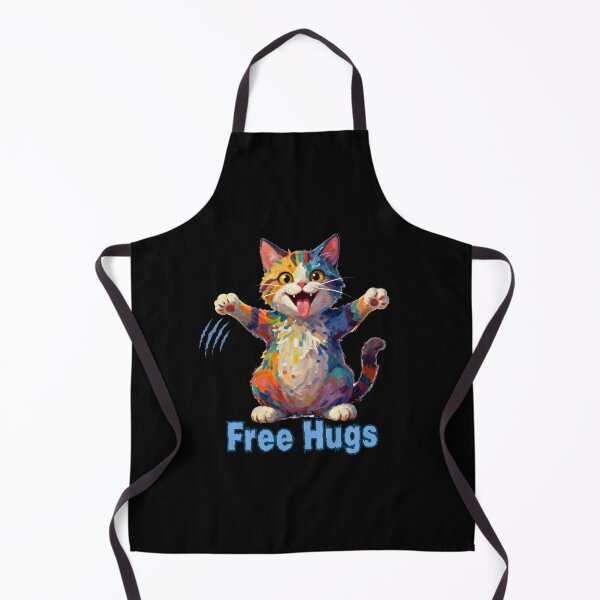 Item preview, Free Hugs - Colorful Cat for Pet Lovers designed and sold by Silaris Designs.
