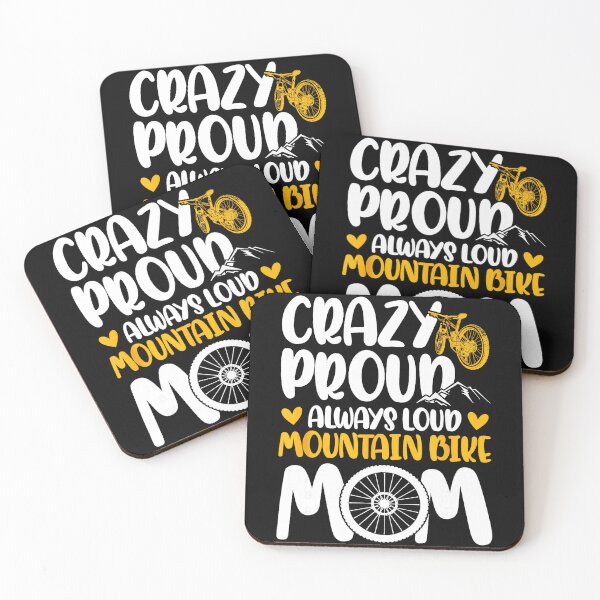 Artikelvorschau, Verrückte, stolze, immer laute Mountainbike-Mama – Lustiges Design für Radfahrer-Mamas entworfen und verkauft von zamiokaline.
