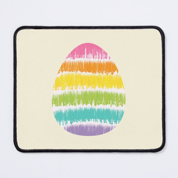 Item preview, Textured Rainbow Easter Egg – Striped Design designed and sold by EmeraldeaArt.