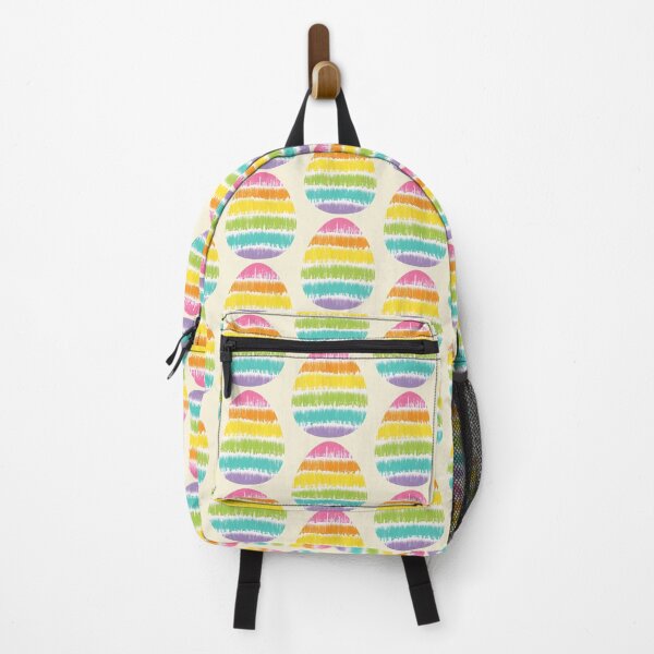Item preview, Textured Rainbow Easter Egg – Striped Design designed and sold by EmeraldeaArt.