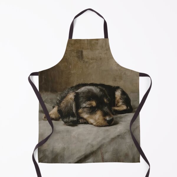 Item preview, Sleeping Dachshund Puppy in Rustic Setting designed and sold by lautir.
