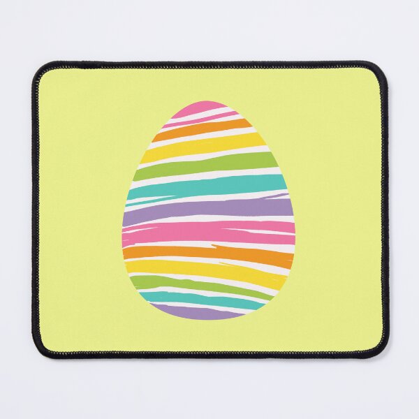 Item preview, Striped Easter Egg – Loose Horizontal Stripes  designed and sold by EmeraldeaArt.