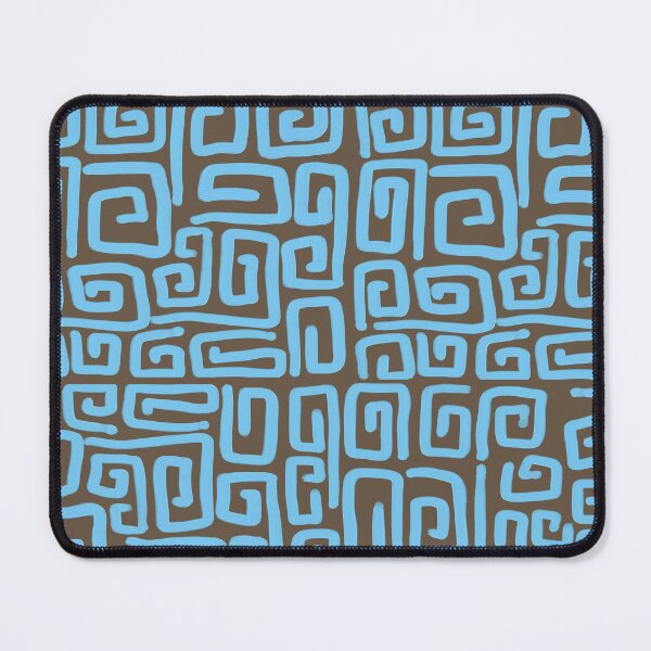 Item preview, chocolate blue swirls designed and sold by ana413.