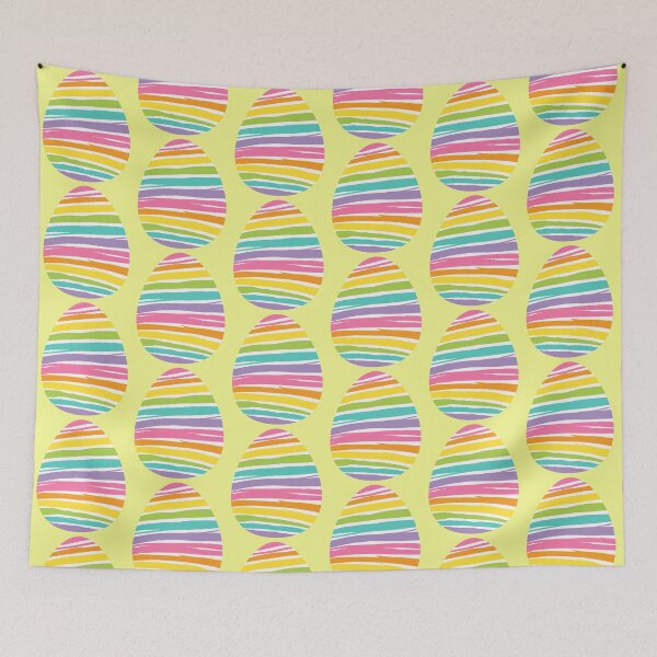Item preview, Striped Easter Egg – Loose Horizontal Stripes  designed and sold by EmeraldeaArt.